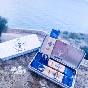 Boîtier 4 sticks de miel API Corsica - coffret dégustation