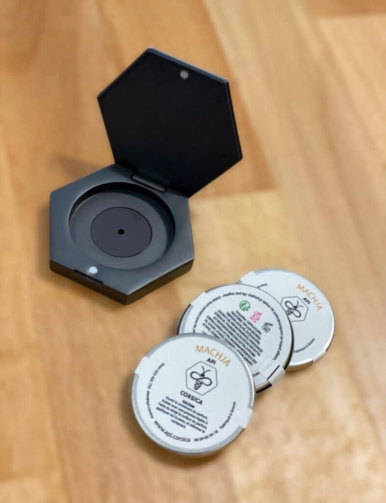 Écrin rechargeable API Corsica - coffret cadeau miel corse